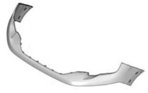 1632654880 1632654880 PEUGEOT RIFTER ÖN TAMPON ÜST KUŞAK DELİKLİ 2018- #1